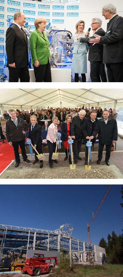 2013 - Hannover Messe и BAUER KOMPRESSOREN начинает строительство