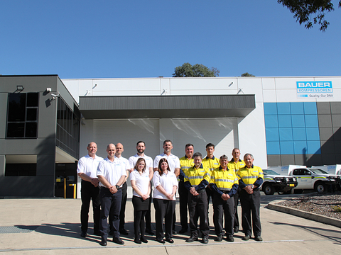 El equipo de la delegación de BAUER en Sydney