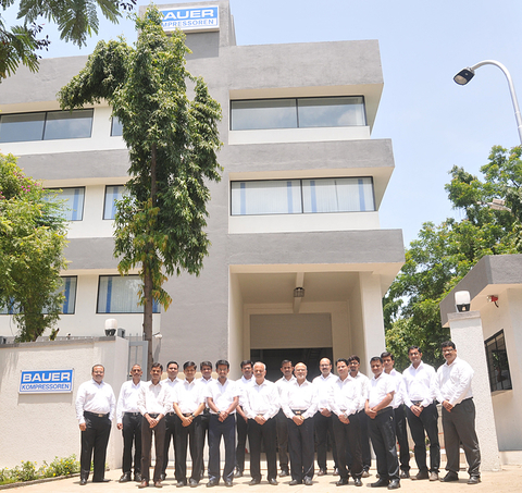 Das Team der BAUER Tochtergesellschaft in Indien