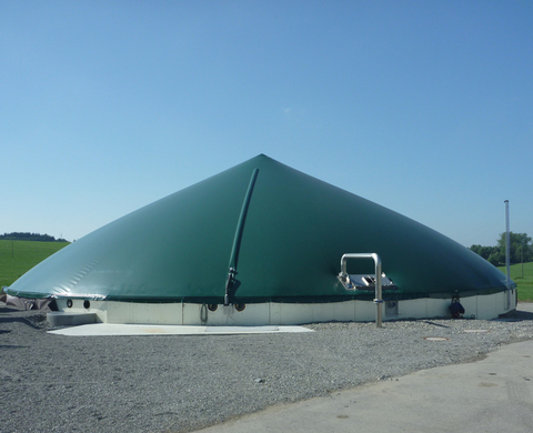 Biogas bioreactor
