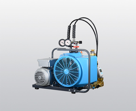 Compresor de aire respirable JUNIOR II de BAUER con motor eléctrico