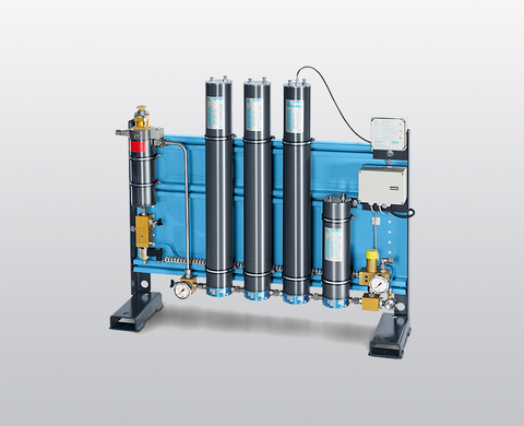 BAUER 高压过滤系统 P 100，用于空气和气体制备