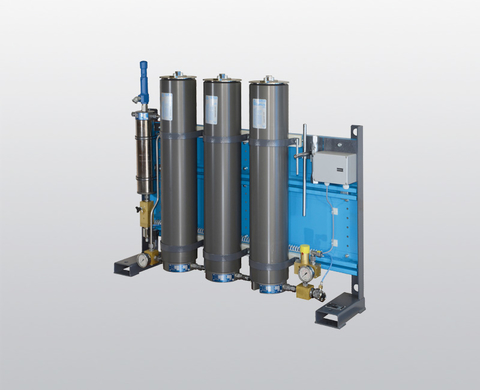 BAUER P 140 high-pressure filter system for air and gas treatment