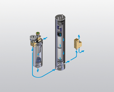 P 61 filter system