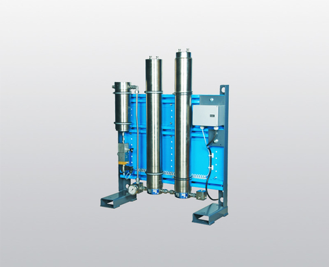 Sistema di filtraggio ad alta pressione BAUER P 80 per il trattamento di aria e gas