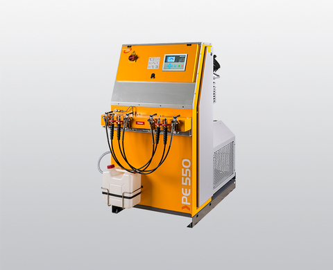 BAUER Atemluftkompressor PE-VE in offener Version mit Kompressorsteuerung B-CONTROL MICRO und Füllleiste