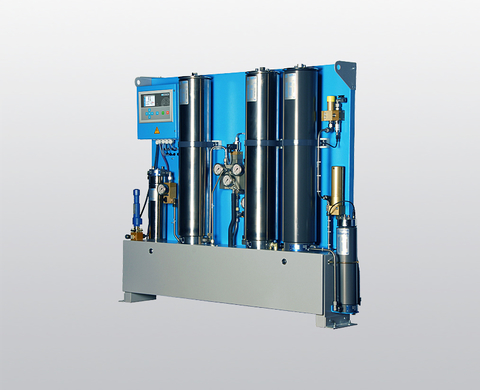 Secadora regenerativa de alta presión BAUER SECCANT IV para tratamiento de aire y gas