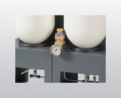 Safety valve and pressure gauge
