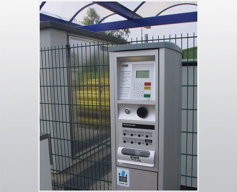 TA 2340 – automatic fuel vending machine for station card operation through a provider contract (e.g. Telecash)