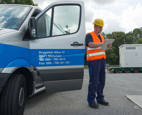 Installation de poste de ravitaillement en gaz naturel – projet : ARAL, Munich, Schenkendorfstraße