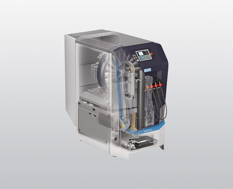 Compressore per aria respirabile BAUER VERTICUS in versione Super Silent con unità di comando del compressore B-CONTROL MICRO