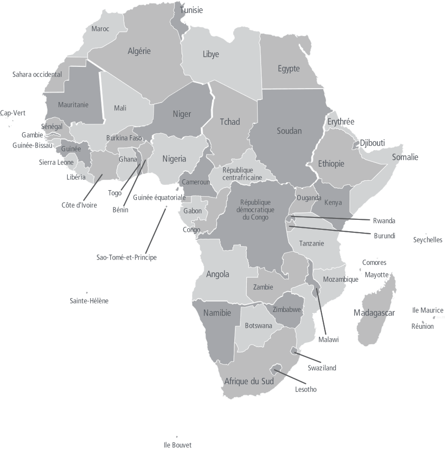 BAUER points de vente en Afrique
