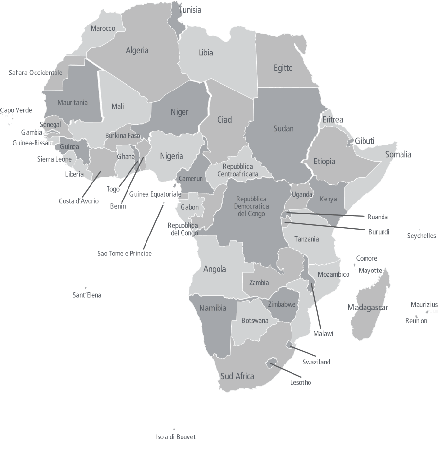 Punti vendita BAUER in Africa