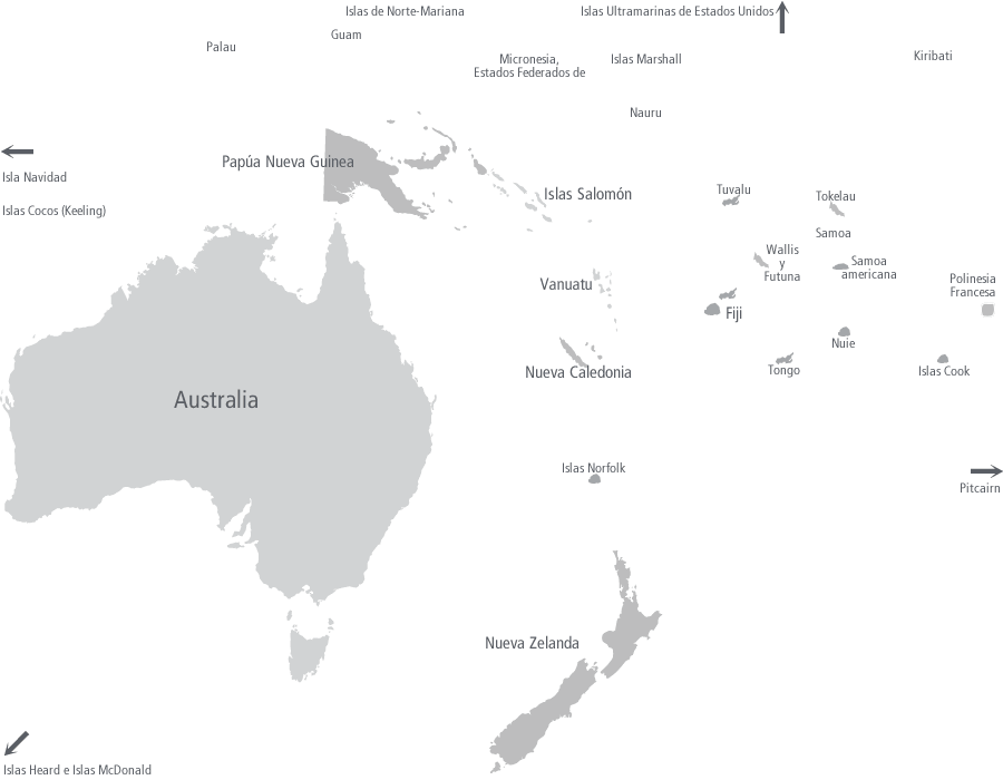 Puntos de ventas BAUER en Australia y Oceanía