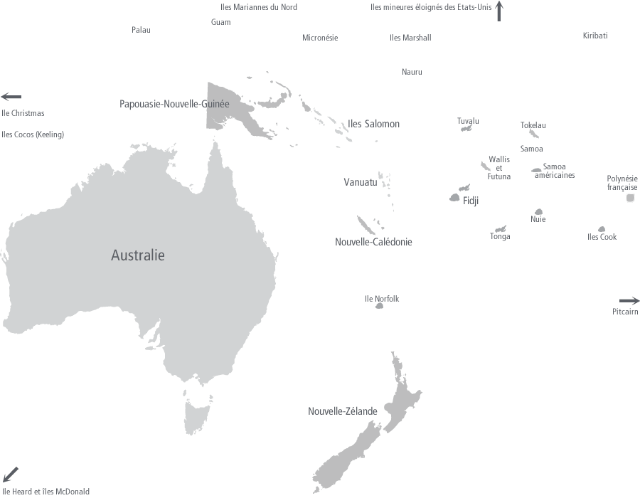 BAUER points de vente en Australie et Océanie