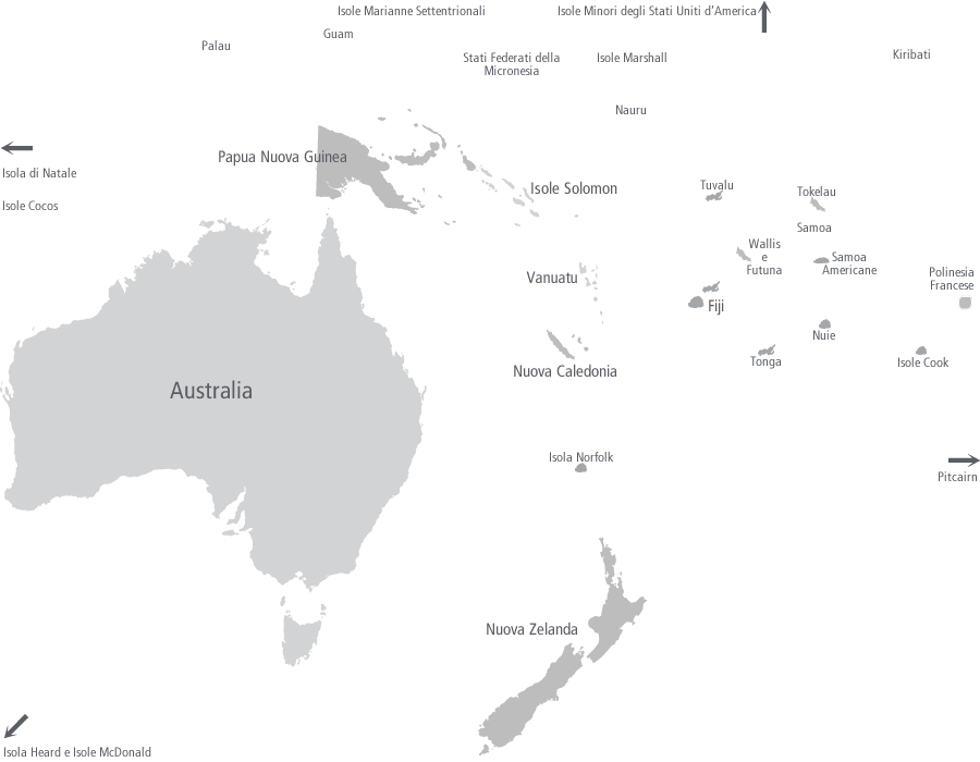 Punti vendita BAUER in Australia e Oceania