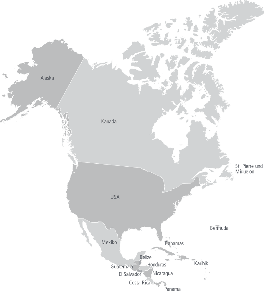 BAUER Vertretungen in Nord- und Mittelamerika
