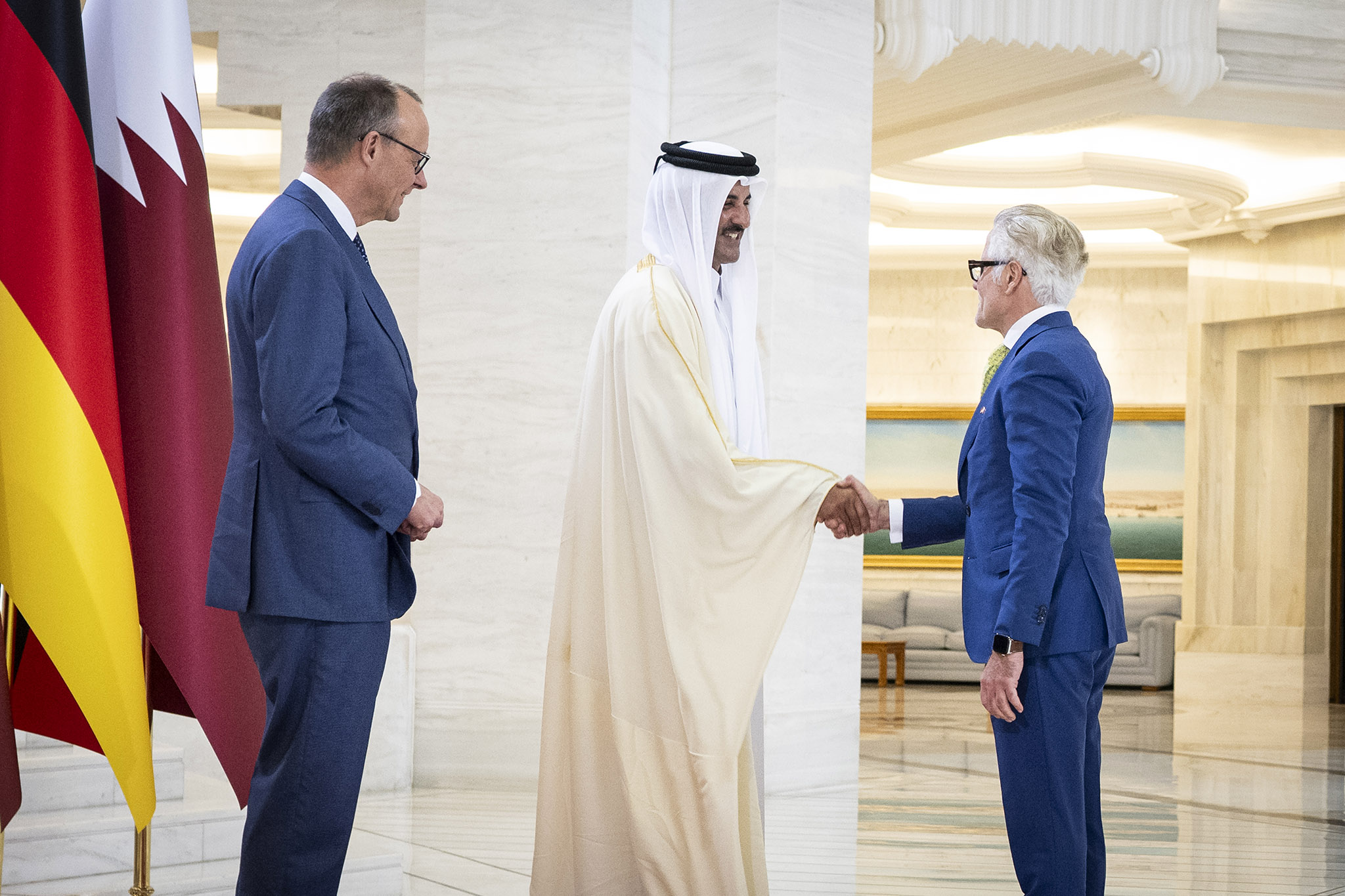 Philipp_Bayat_beim_Treffen_mit_Al_Thani