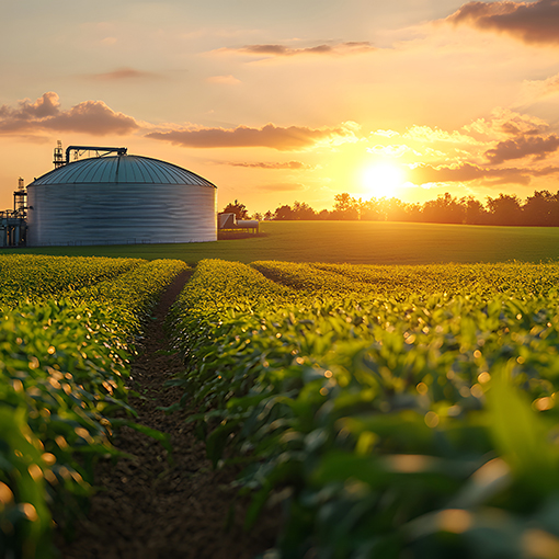 A facility for biogas power generation and energy production nea