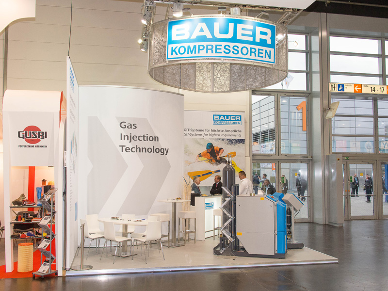 Messestand BAUER KOMPRESSOREN GmbH