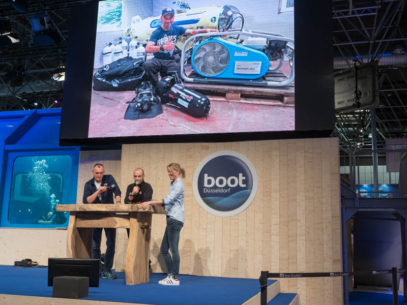  Expedition diver Andi Peters relies since 20 years on compressors made by BAUER